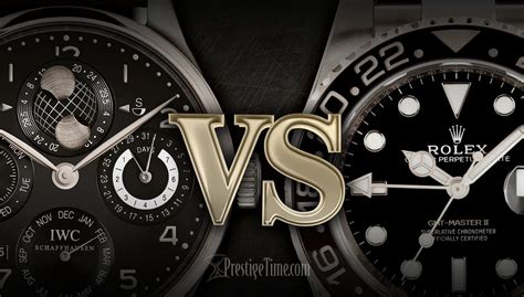 iwc vs rolex 2015|iwc vs rolex resale value.